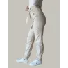 Beige Trousers with Buttons  - 2