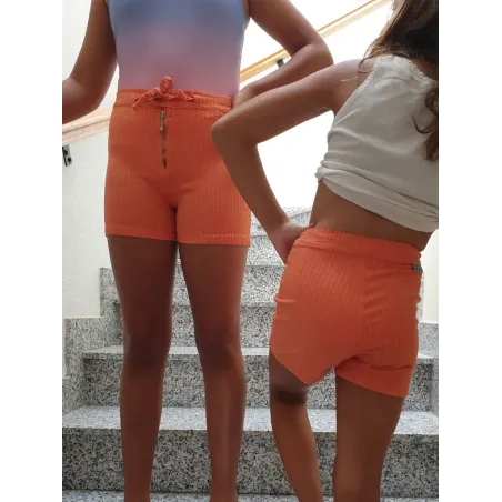 Shorts Naranja elástico  - 2