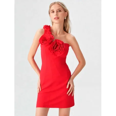Elegant Red Dress  - 4
