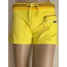 Yellow Cotton Satin Shorts  - 5