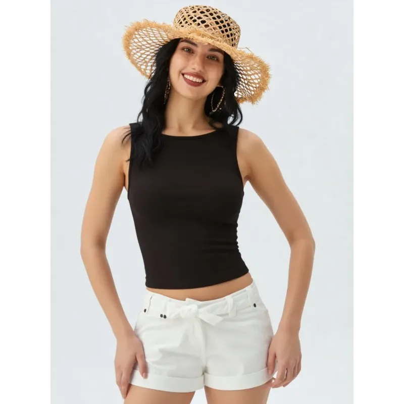 Short Blanco de Algodón  - 2