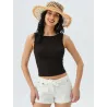 Short Blanco de Algodón  - 2