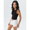 Short Blanco de Algodón  - 3