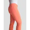 Pantalón Naranja de Satén  - 5