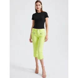Pantalón Amarillo de Algodón  - 5