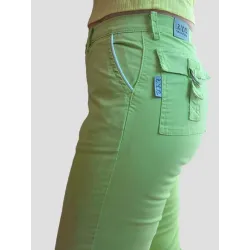 Pantalón Pirata Verde Lima  - 6