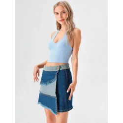 Falda Pantalón Vaquera  - 6