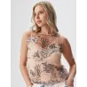 Floral Pink Blouse with Lace  - 5