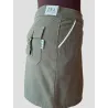 Green Cotton Mini Skirt  - 2