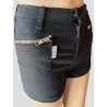 Shorts Negros  Satén Elástico  - 1