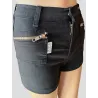 Shorts Negros  Satén Elástico  - 2