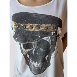 Camiseta Blanca Manga Corta  - 4