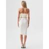 Ruched Light Pink Skirt  - 2