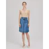 Falda Vaquera Azul Algodón  - 1
