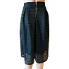 Black pleated midi skirt  - 4