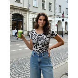 Camiseta animal print  - 4