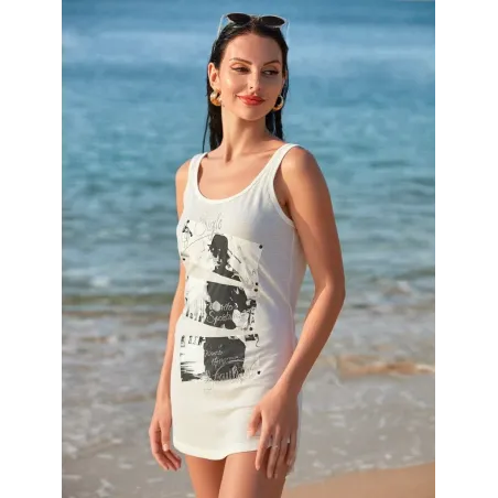 Long Beach-Style Strap Top  - 1