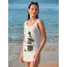 Long Beach-Style Strap Top  - 1