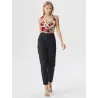 Pantalón largo negro de mujer  - 1