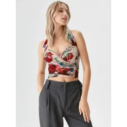 Pantalón largo negro de mujer  - 2