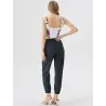 Pantalón largo negro de mujer  - 3
