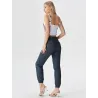 Pantalón largo negro de mujer  - 4