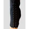 Black ribbed mini dress  - 4