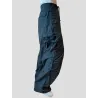Pantalón negro ancho algodón  - 3