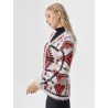 Multicolour Geometric Cardigan  - 2