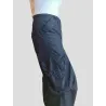 Pantalón cargo negro mujer tejido ligero | Pantalones | Buscarmoda