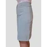 Grey Corduroy Pencil Skirt  - 3