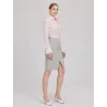 Grey Corduroy Pencil Skirt  - 5
