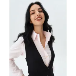 Black Knit V-Neck Dress combination with top or shirt | Dresses | BUSCARMODA