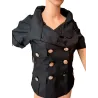 Chaqueta corta cruzada mujer elegante delantero con doble botonadura | CHAQUETAS | BUSCARMODA