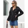 Chaqueta Negra Barroca Mujer delantero con botonadura sencilla | ROPA | BUSCARMODA