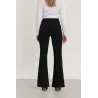 Pantalón Campana Táctico Negro · ZipperFit corte campana amplio | PANTALONES | BUSCARMODA
