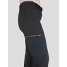 Pantalón Campana Táctico Negro · ZipperFit bolsillo lateral cremallera | PANTALONES | BUSCARMODA