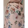 Falda floral jeans elástica detalle bolsillos | Faldas cortas | Buscarmoda
