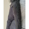 Chaqueta algodón mujer entretiempo con pelo desmontable forro interior borreguillo | CHAQUETAS | BUSCARMODA