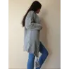 Grey Long Cardigan  - 3