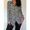 Grey Animal Print Shirt  - 1
