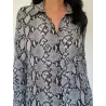 Grey Animal Print Shirt  - 3