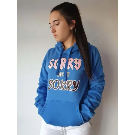 Blue Hooded Sweatshirt  - 1