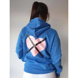 Blue Hooded Sweatshirt  - 2
