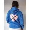 Blue Hooded Sweatshirt  - 2