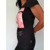 Black Top with Sequin Print  - 2
