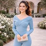 Mono Siena Azul Empolvado