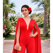 Mono Valeria Rojo Manga Capa
